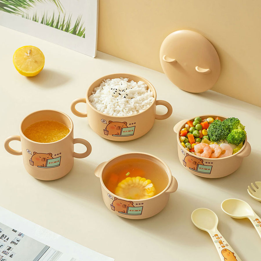 水豚兒童餐具5件/7件