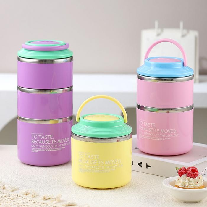 多層保溫便當(dāng)盒一層/