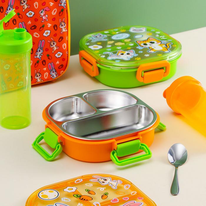 悠悅萌寵三格便當盒套